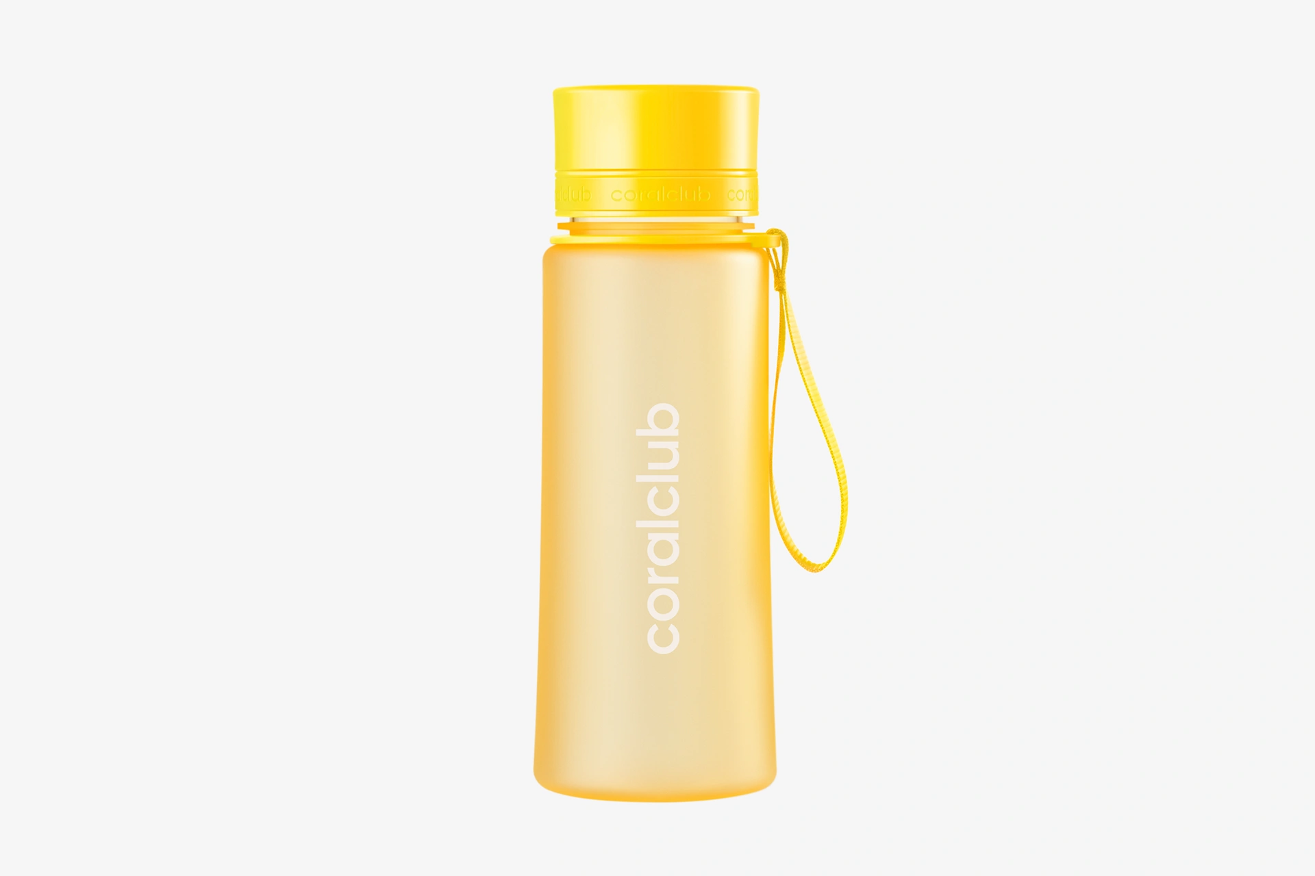 Coralclub пластик бөтөлкөсү, сары