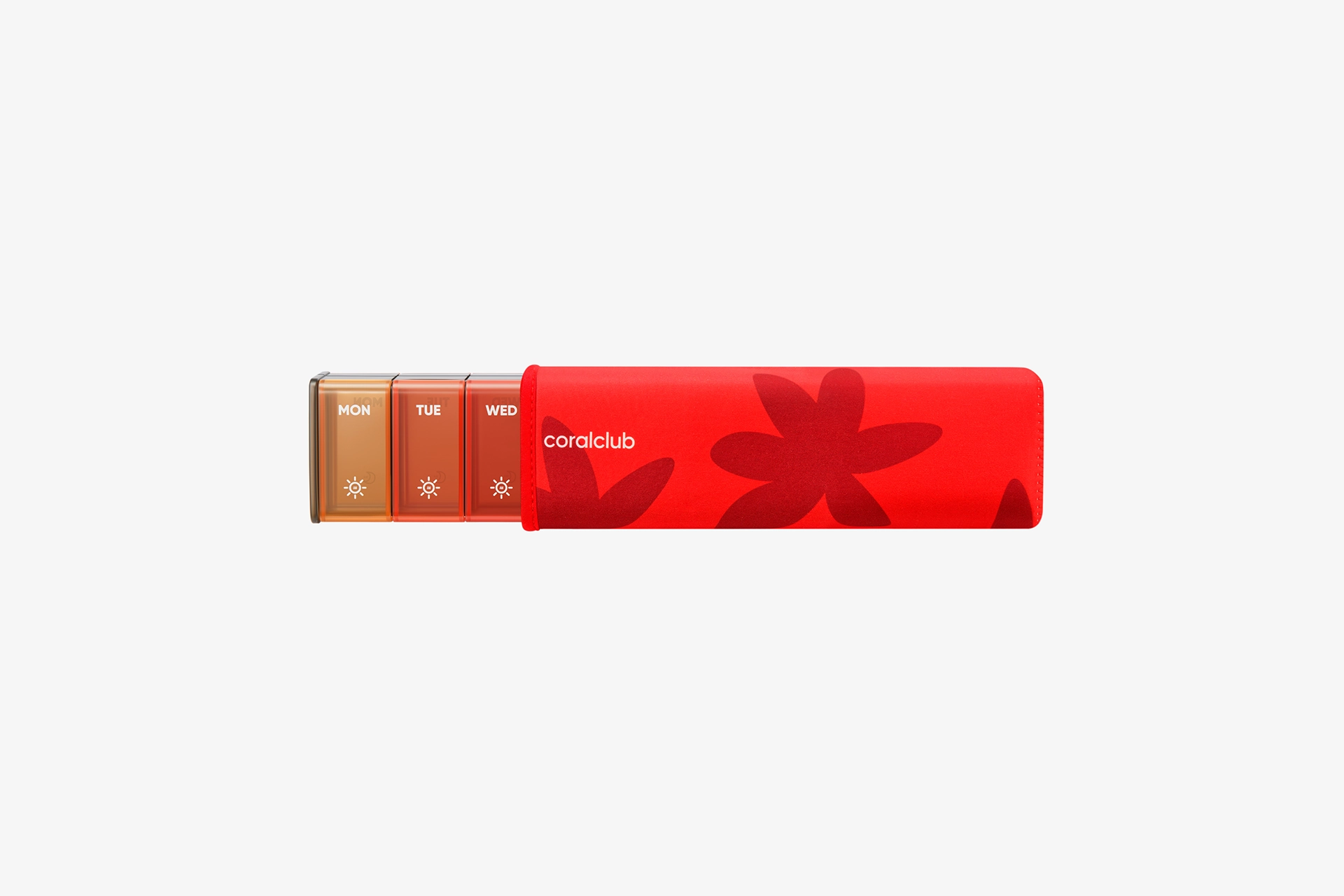 GoBox эки жактуу корпусу менен, кызыл
