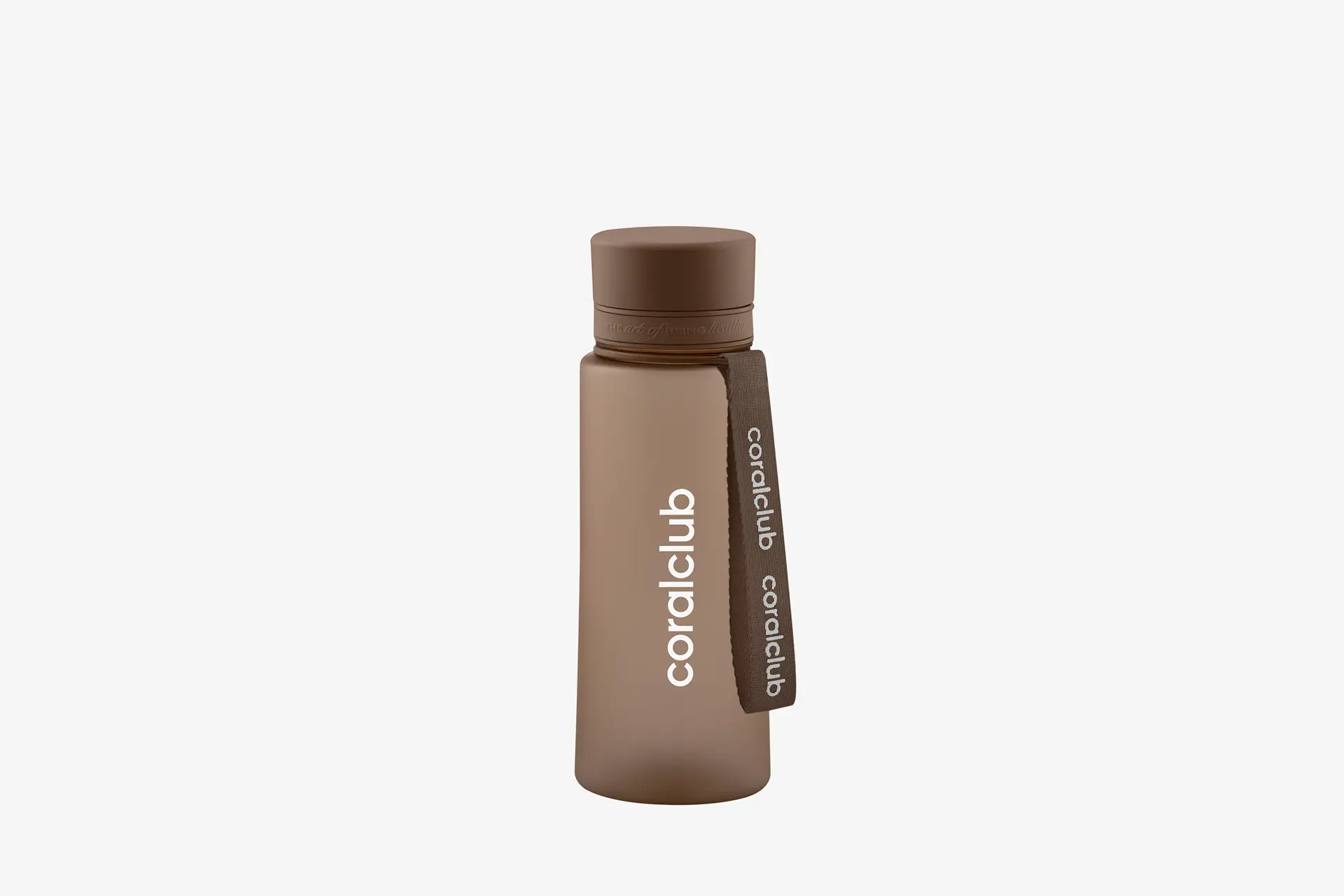 Coralclub пластик бөтөлкөсү, күрөң