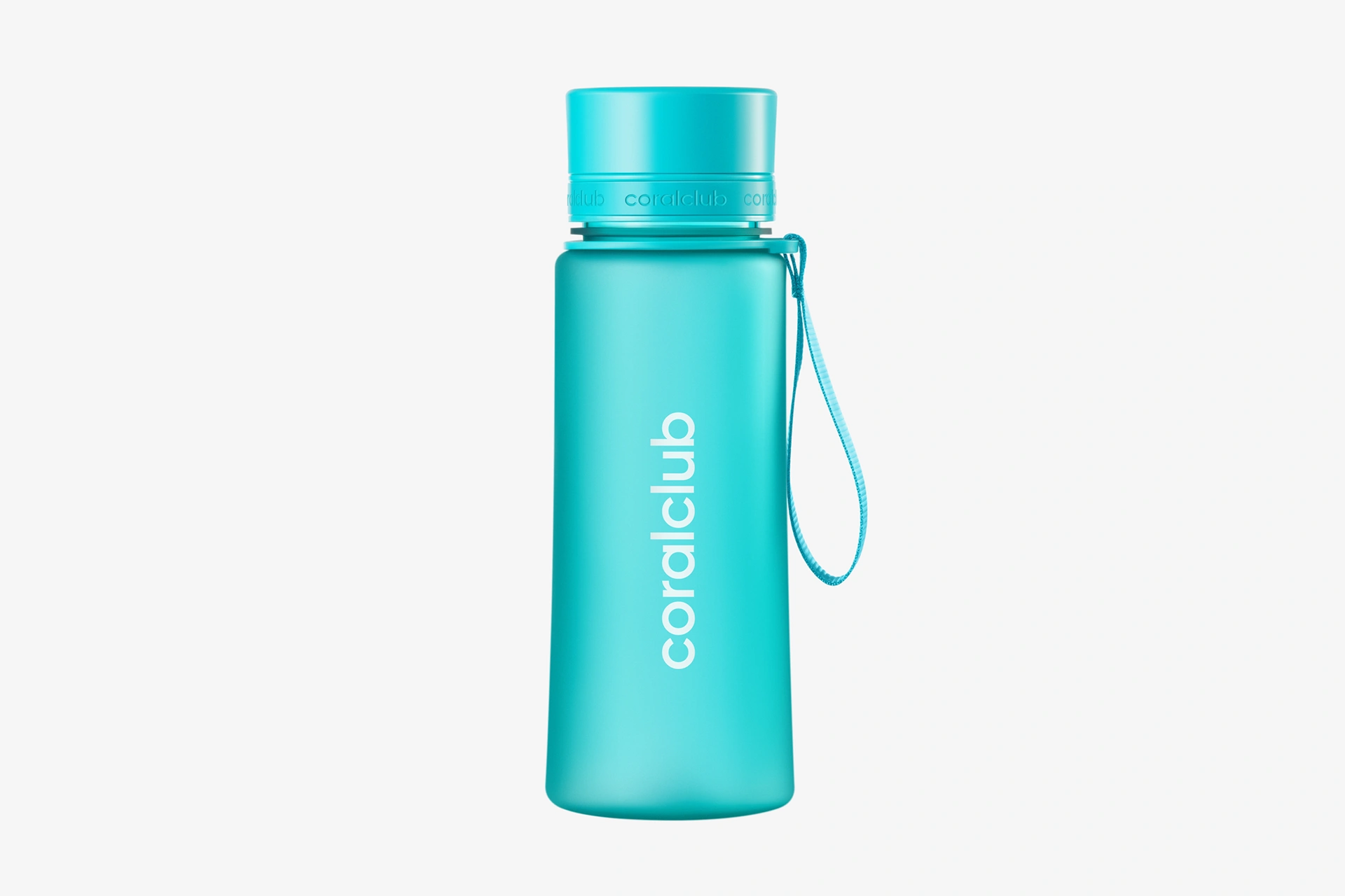 Coralclub пластик бөтөлкөсү, көгүлтүр