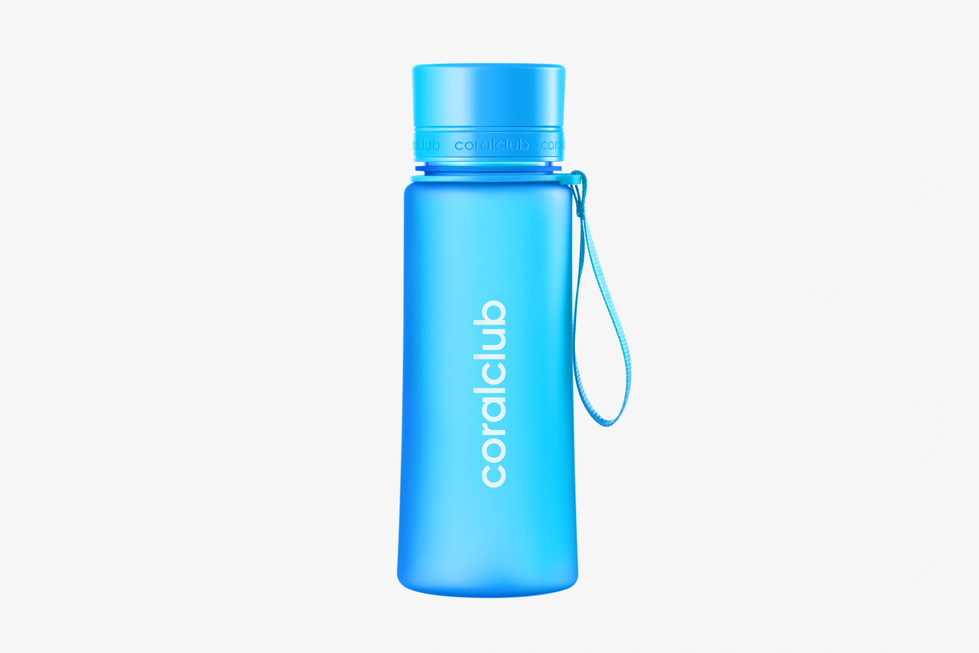 Coralclub пластик бөтөлкөсү, көк