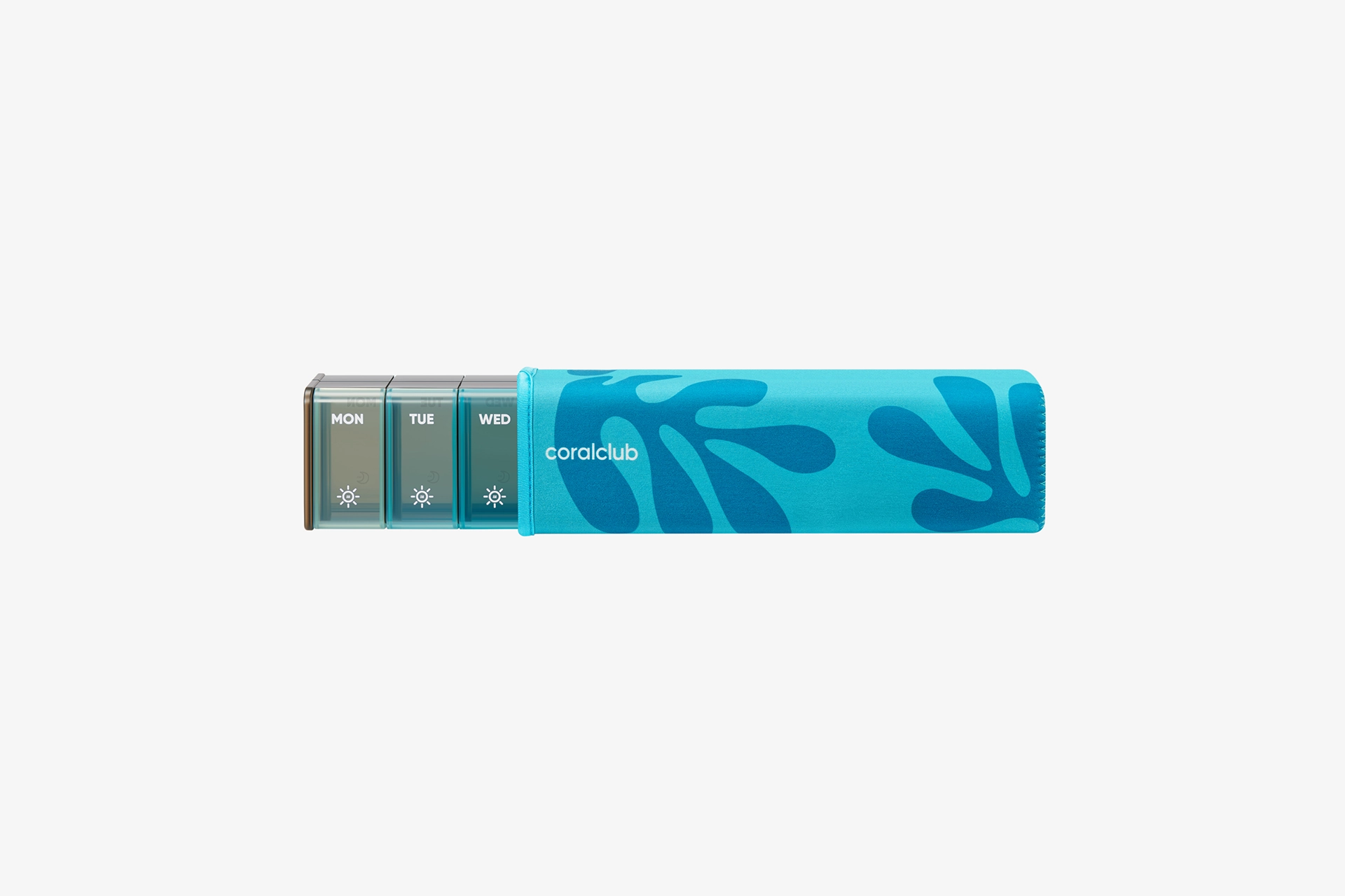 GoBox эки жактуу корпус менен, көк