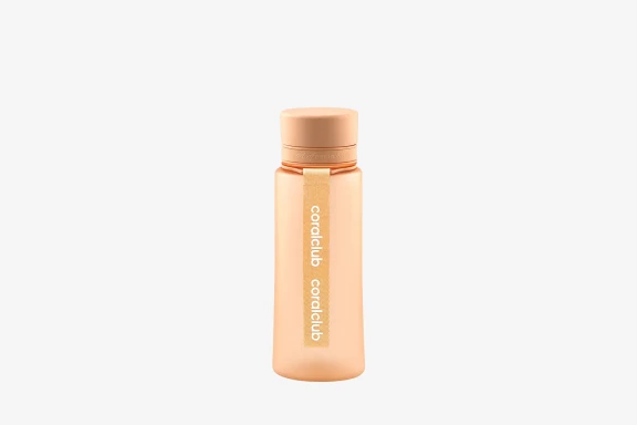 Coralclub пластик бөтөлкөсү, беж